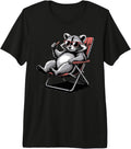 Chill Camping Raccoon Summer