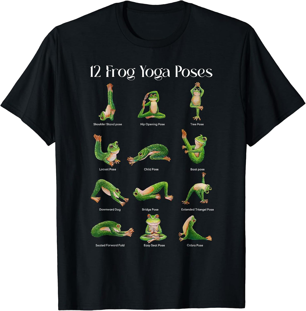Yoga Frog Namaste Meditation