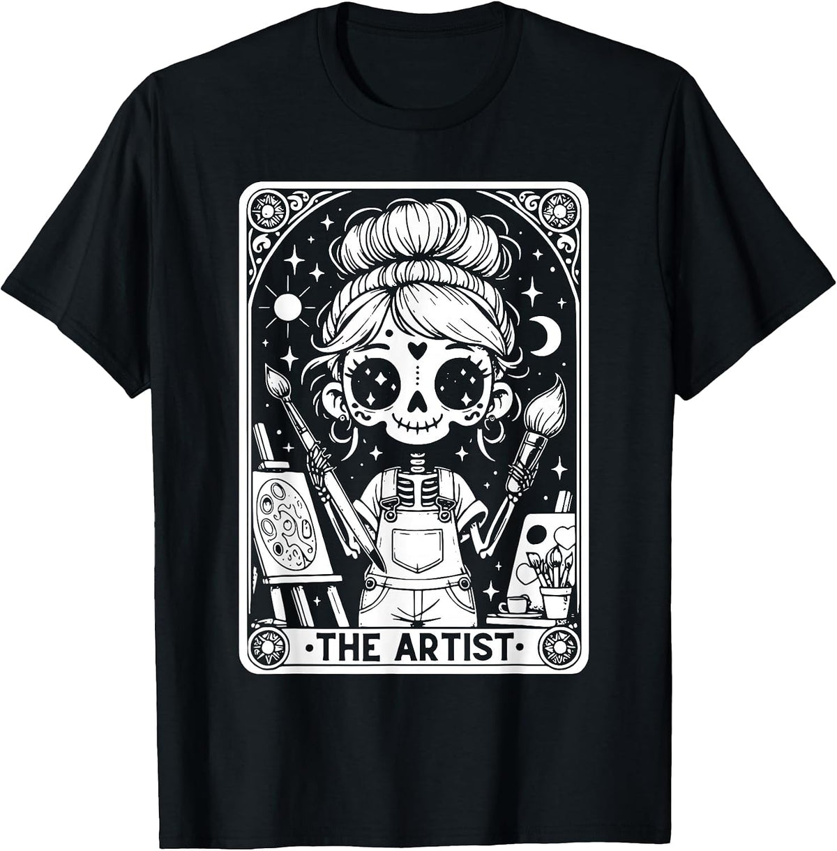 Artist Tarot Card Skeleton Painter Painting Lover