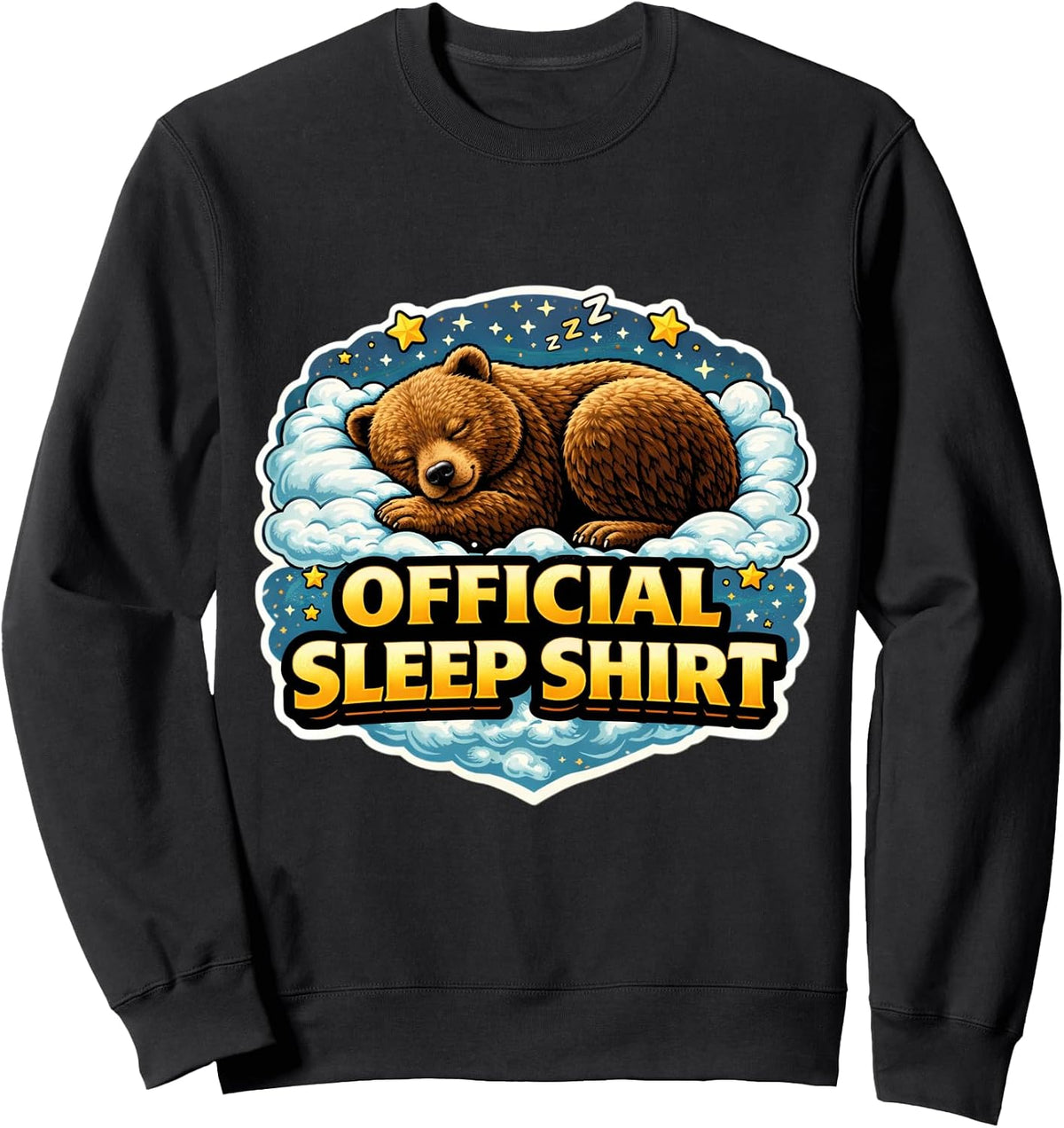 Official Sleep Shirt Cute Bear Sleeping Merch