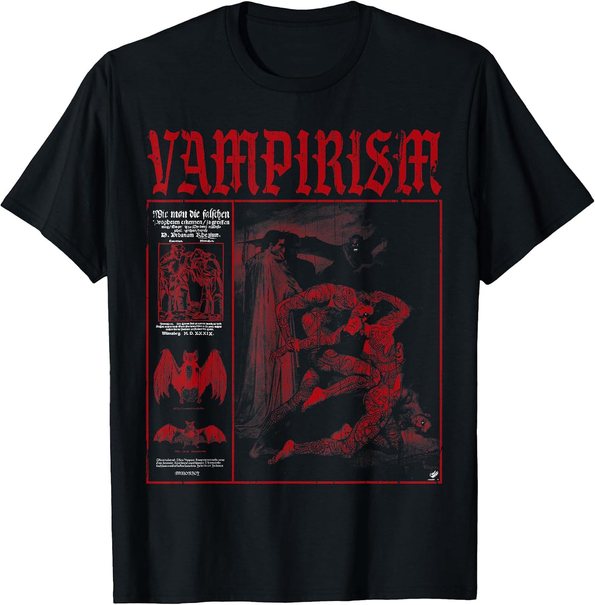 AMZB / Y2K Edgy Grunge Alt Goth Satanic Occult Tee