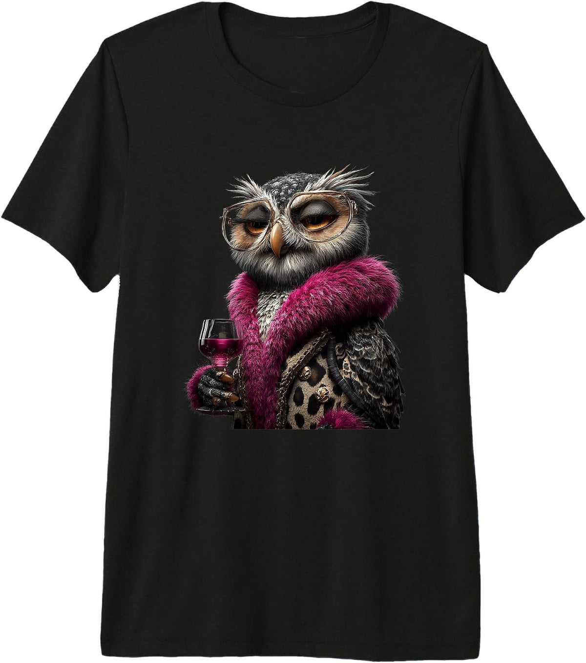 Cute Nocturnal Animal Lover Glam Portrait Graphics