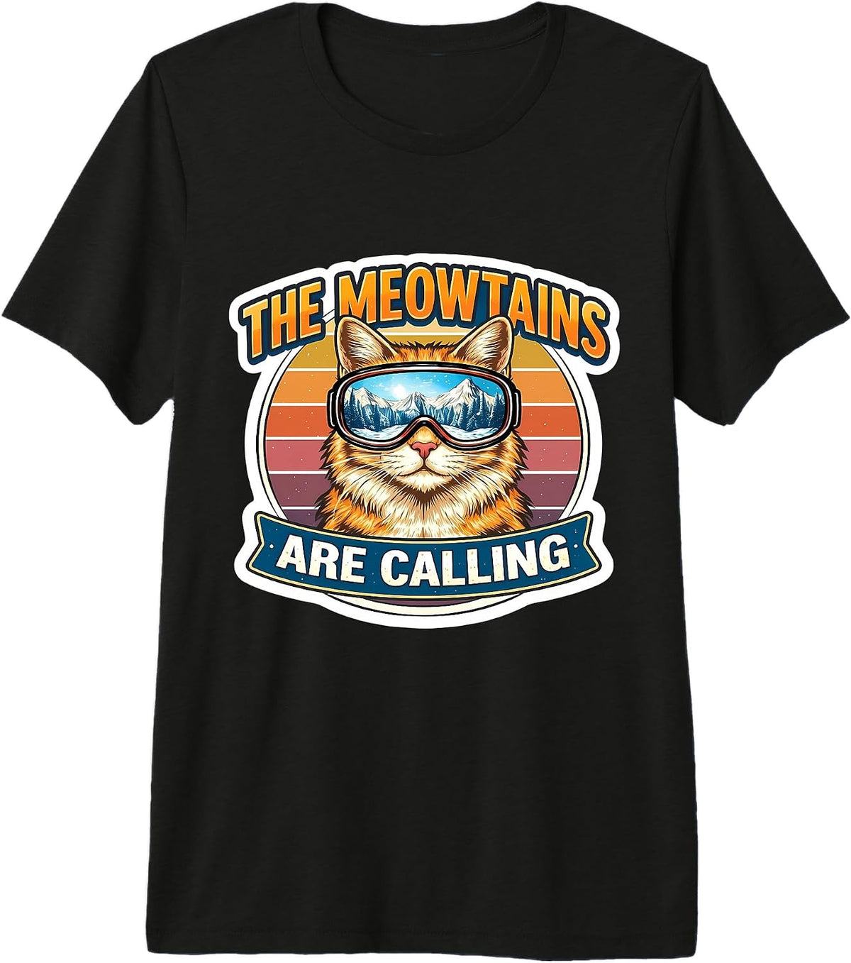 The Meowtains Are Calling Snowboard Ski Merch