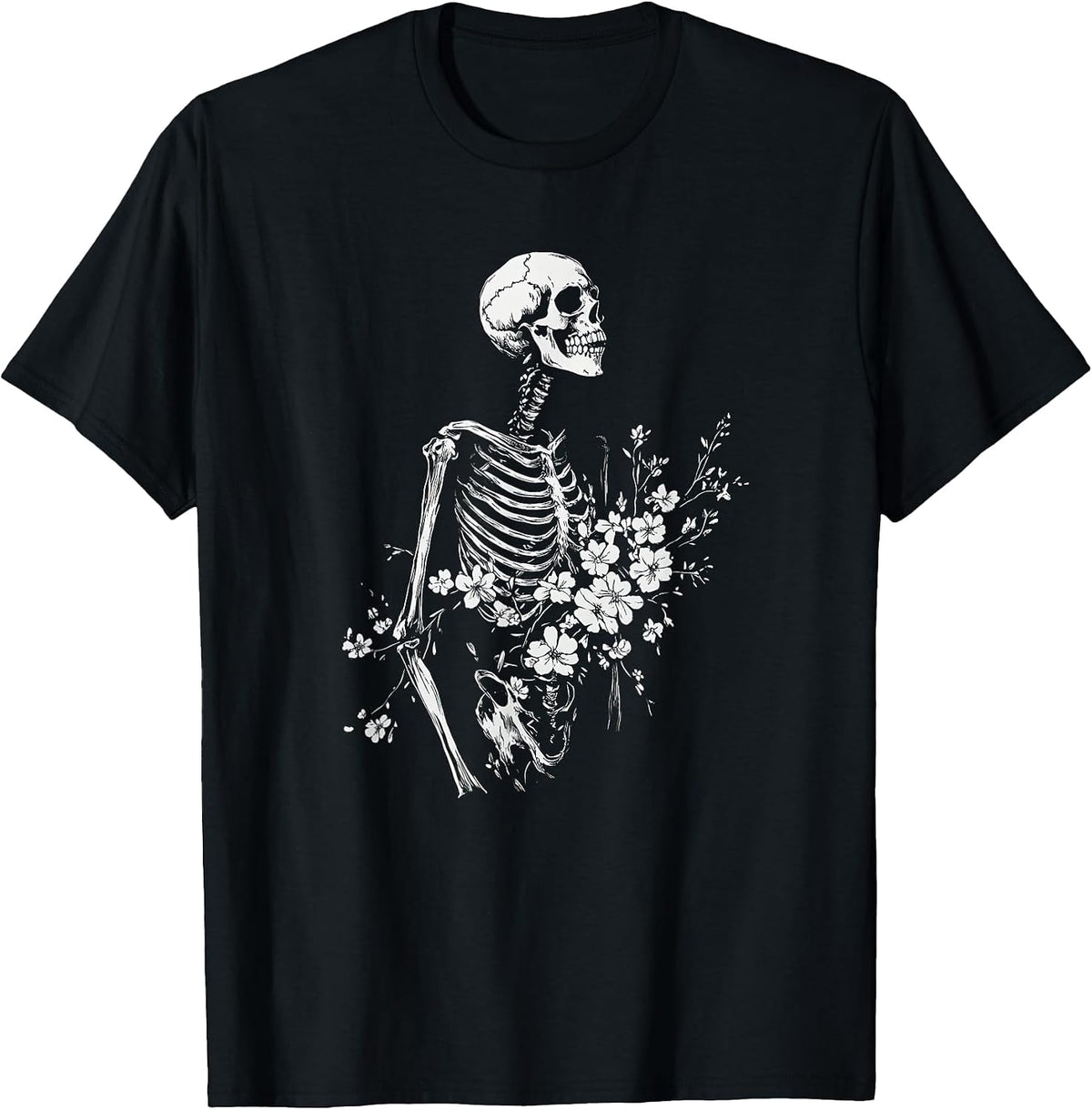 The Floral Goth Skeleton Merch
