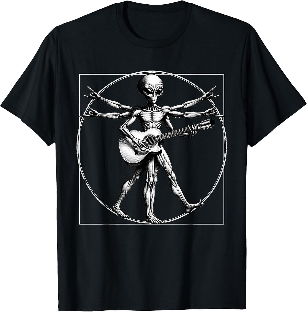 Guitar Player Rocker Musicians da Vinci Concert BD