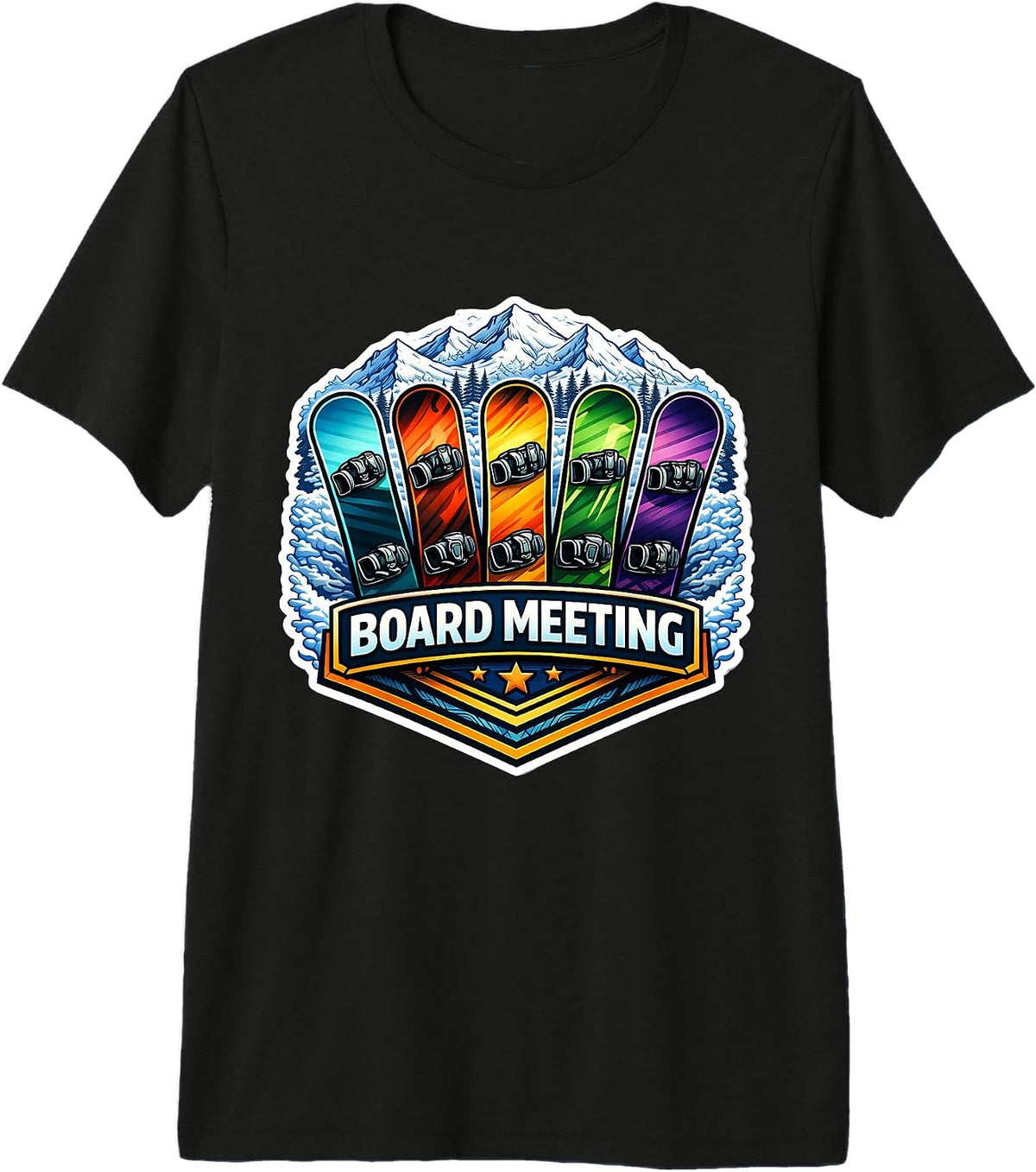 Funny Snow Board Meeting Snowboard Joke Pun Merch