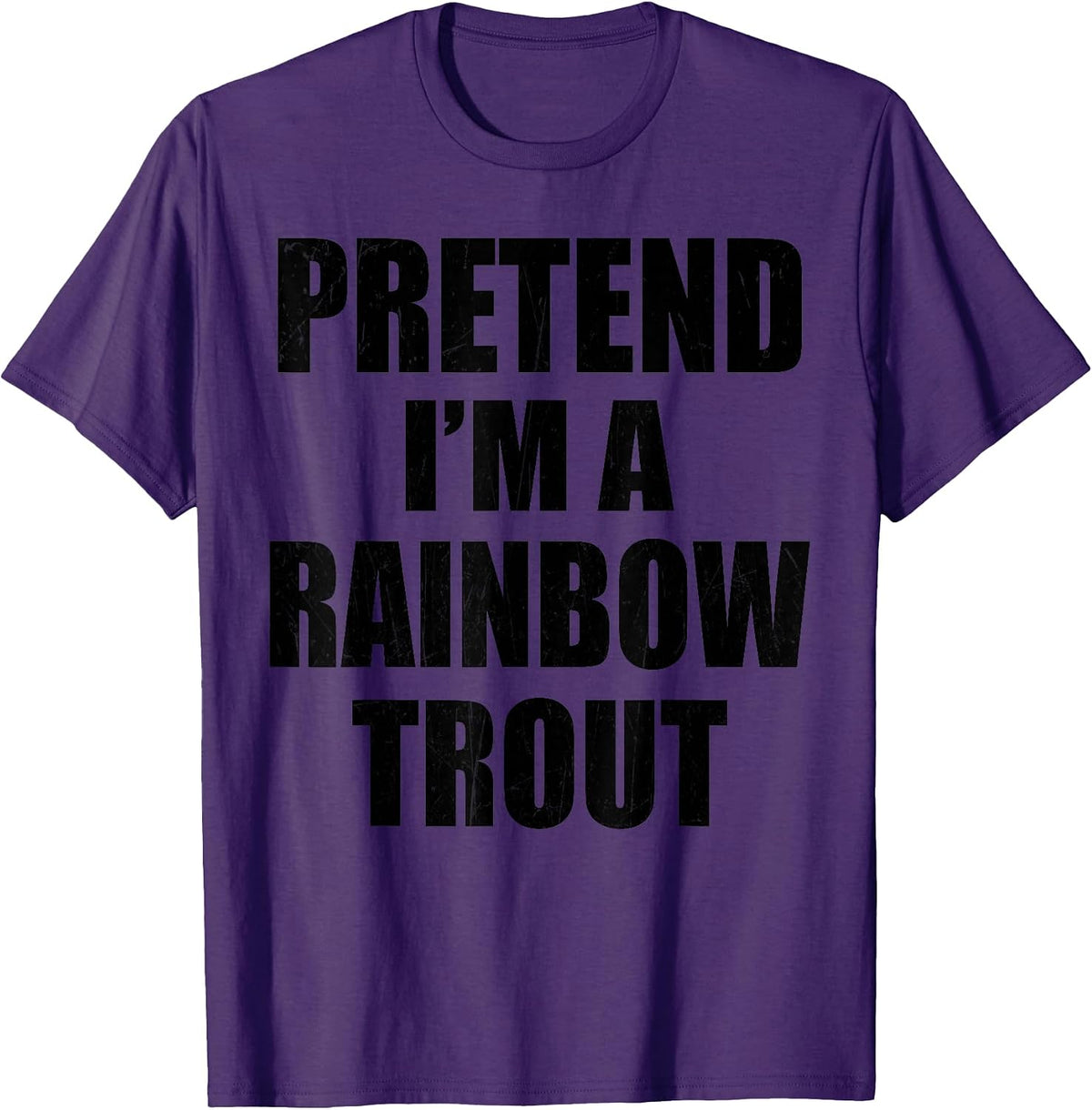 Matching Costume Pretend Im A RAINBOW TROUT Tees