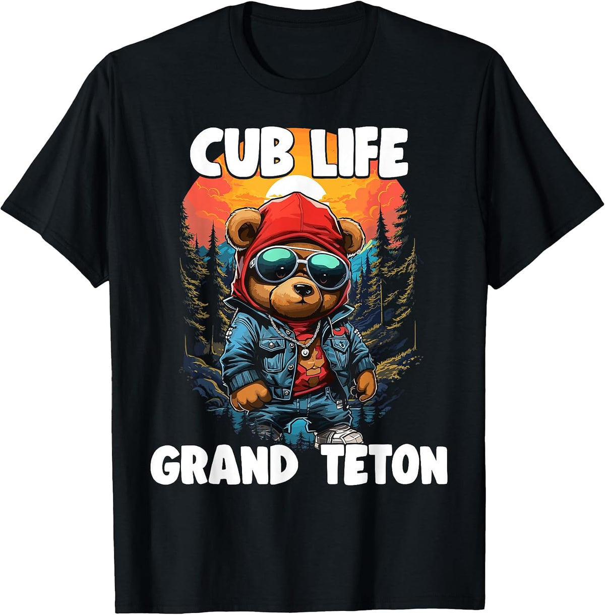 Funny Bear Aesthetic Merch Nature Artwork