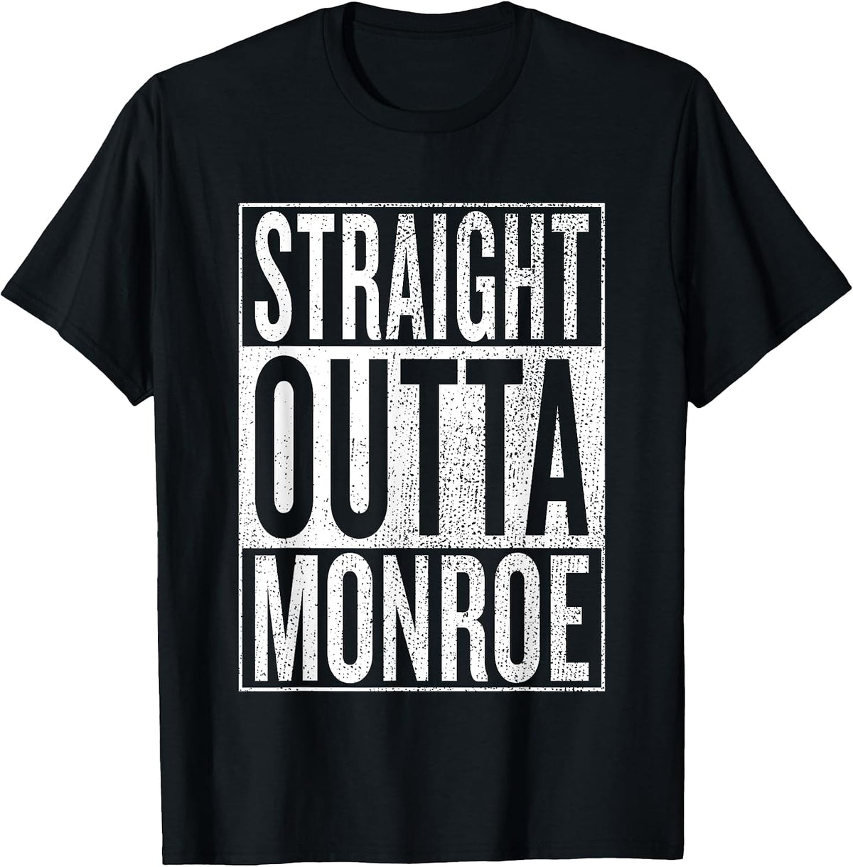 Straight Outta Monroe cool bday party tees