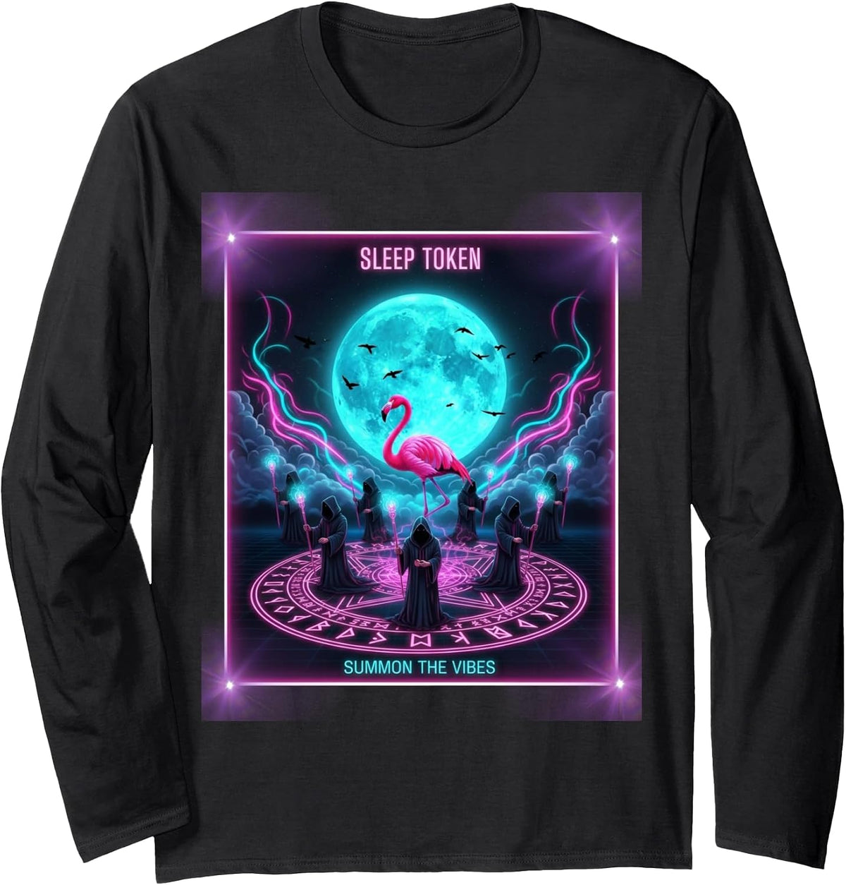 Flamingo Ritual Sleep Token Aesthetic Moon Vibes.
