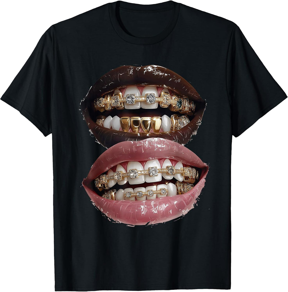 Bold Streetwear Grills Braces Urban Hip Hop