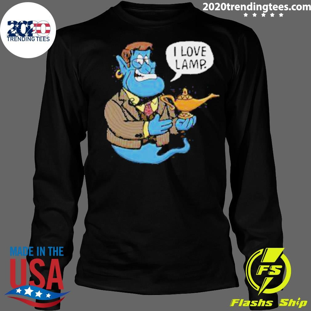 I Love Lamp Genie Anchorman 2026 Tee Shirt
