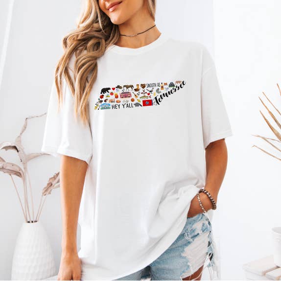 All Things Tennessee Premium T-Shirt, White
