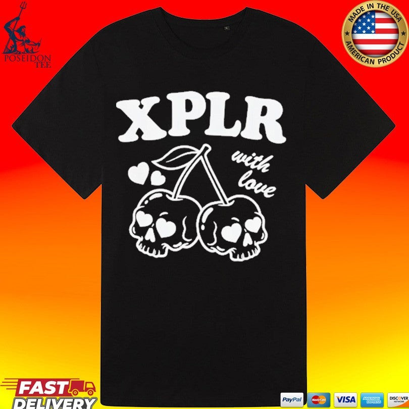 Xplr With Love Cherry Design T-shirt
