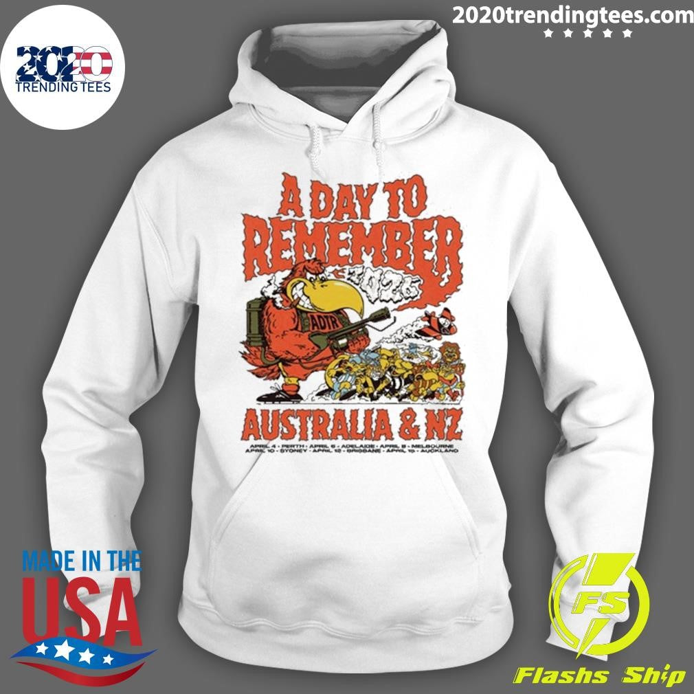 A Day To Remember Australia and NZ Tour 2026 Shirt