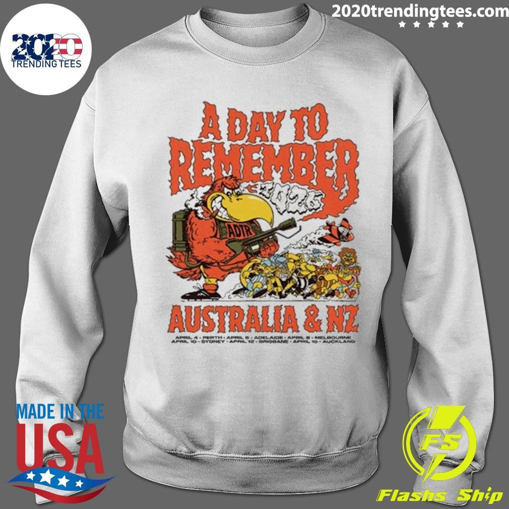 A Day To Remember Australia and NZ Tour 2026 Shirt
