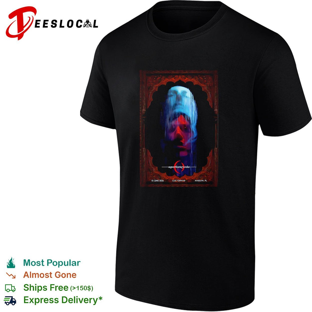 A Perfect Circle Warsaw Poland June 10 2026 concert poster shirt