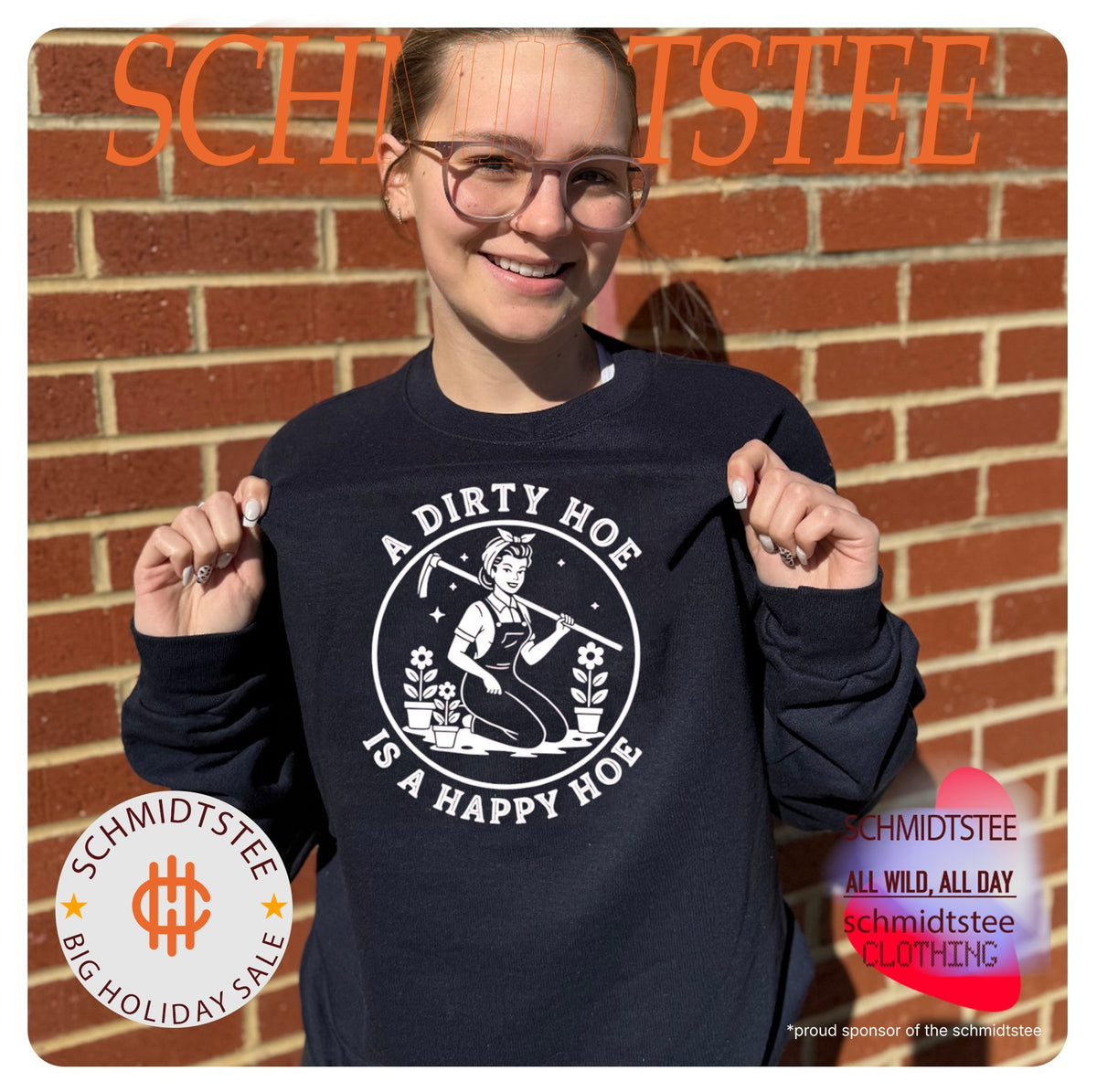 A dirty hoe is a happy hoe shirt