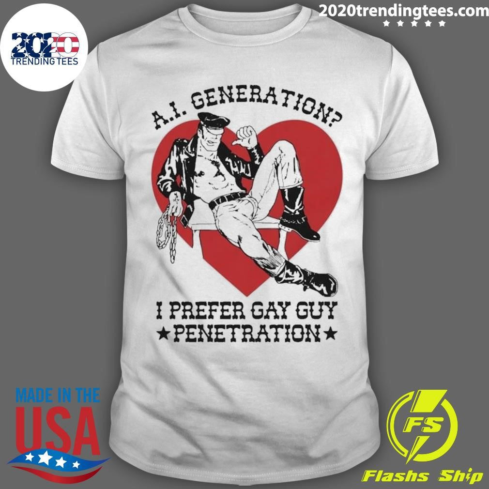 A.I. Generation I Prefer Gay Guy Penetration Shirt