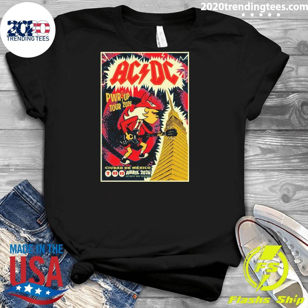 AC-DC Estadio GNP Seguros Ciudad De Mexico April 7-15 2026 Shirt
