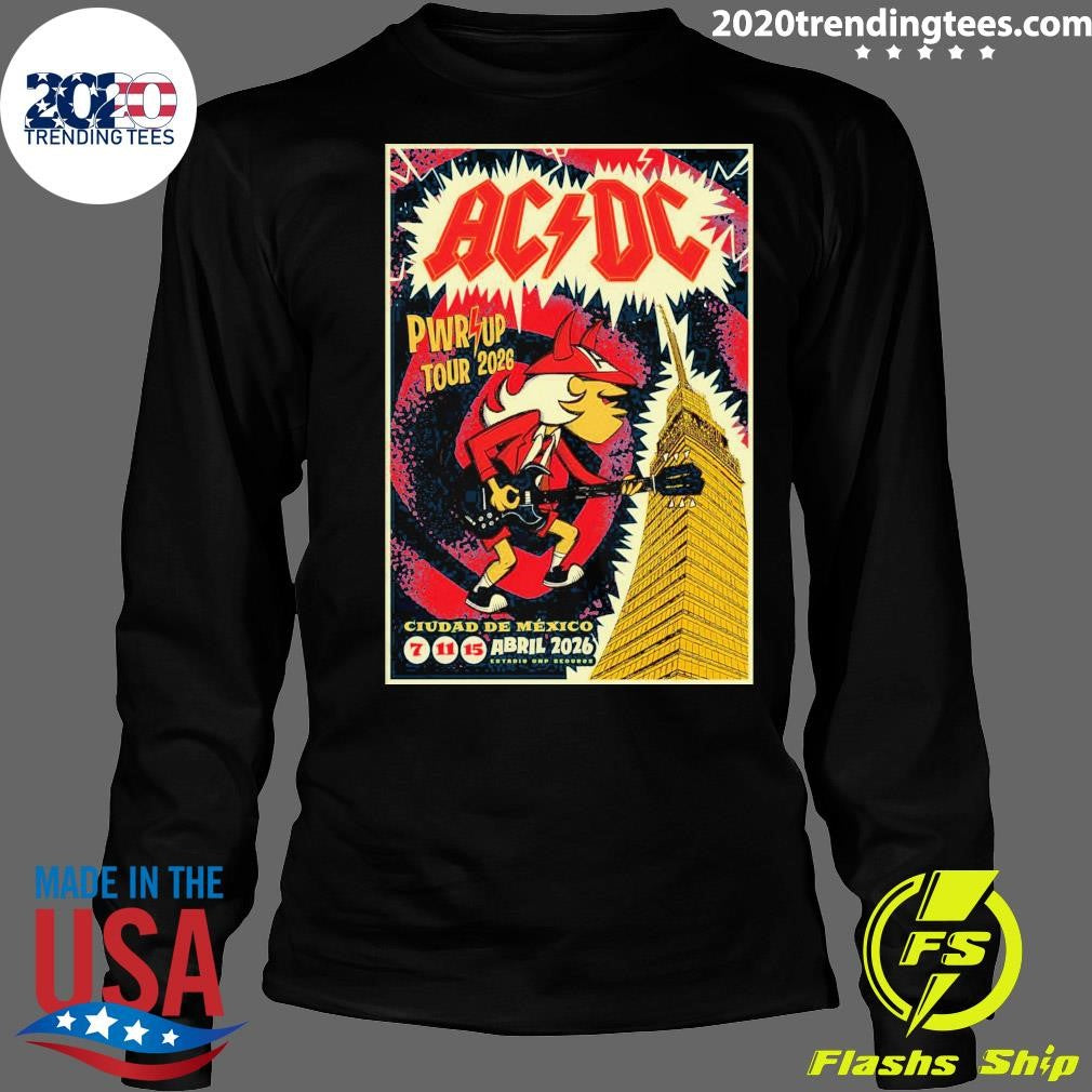 AC-DC Estadio GNP Seguros Ciudad De Mexico April 7-15 2026 Shirt