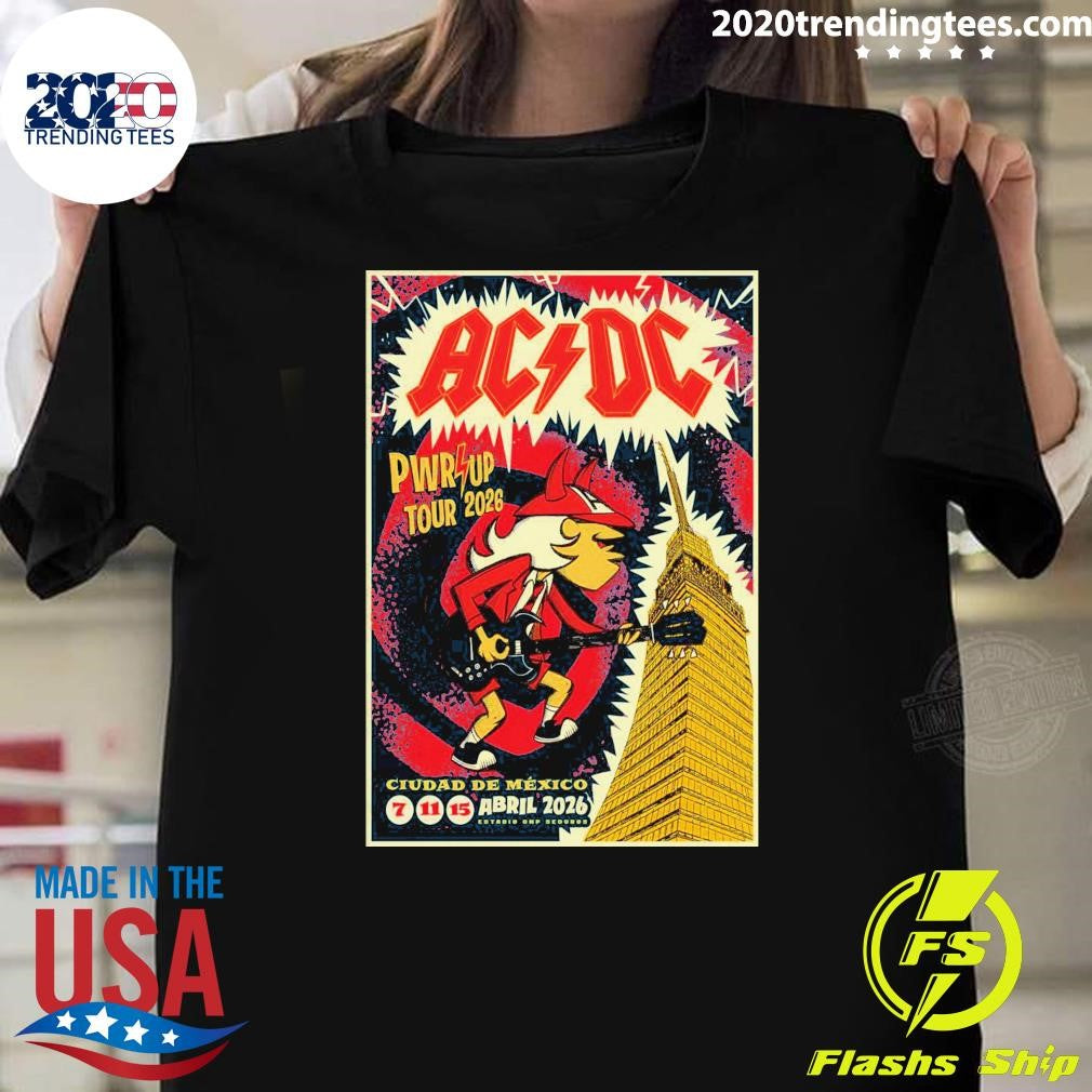 AC-DC Estadio GNP Seguros Ciudad De Mexico April 7-15 2026 Shirt