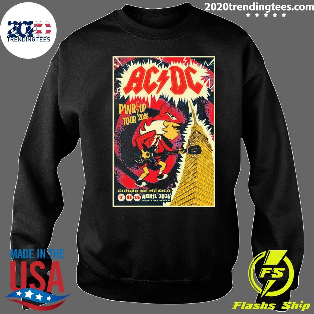 AC-DC Estadio GNP Seguros Ciudad De Mexico April 7-15 2026 Shirt