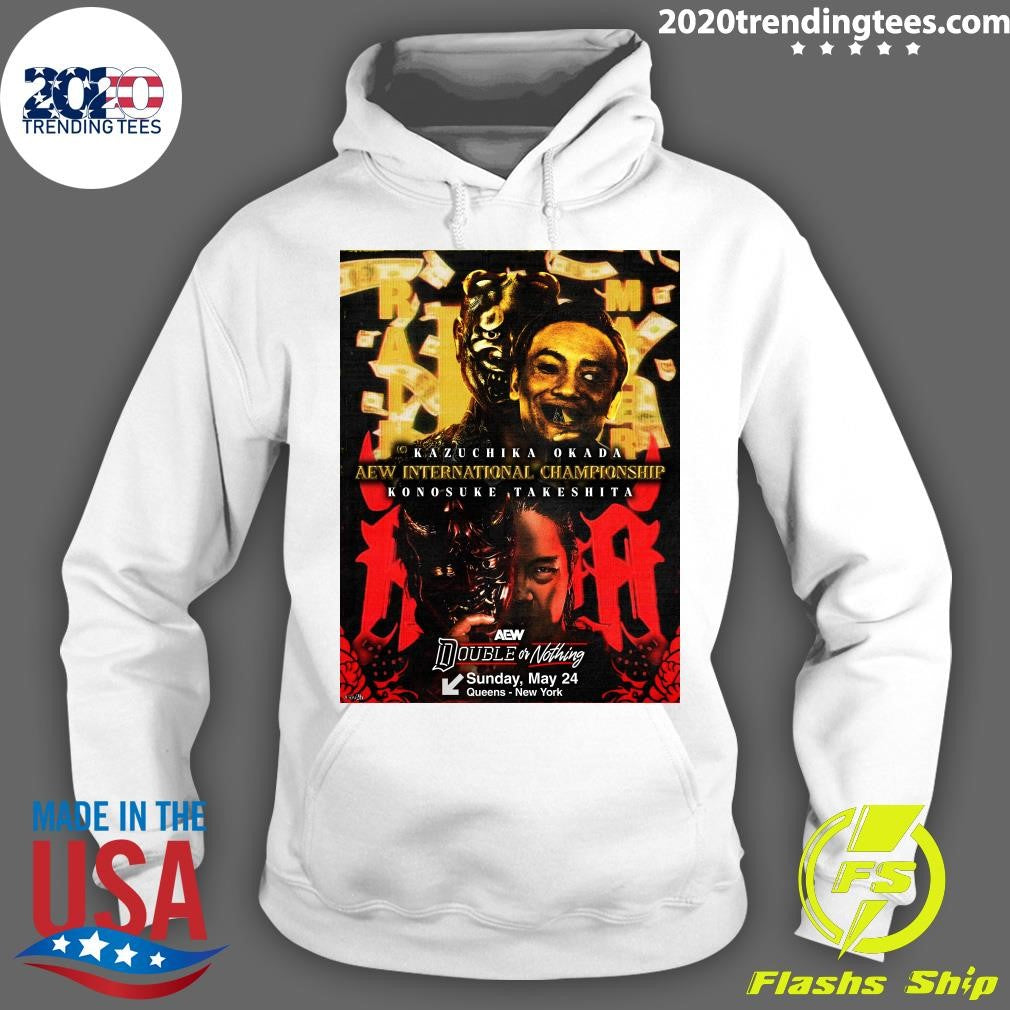AEW International Championship Kazuchika Okada Konosuke Takeshita Double Or Nothing May 24 2026 Shirt