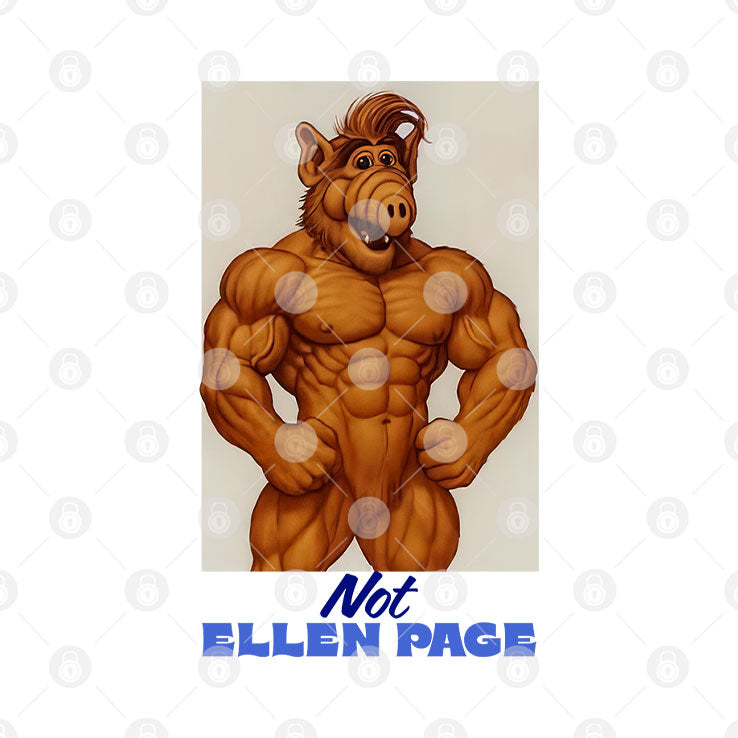 ALF Not Ellen Page T Shirt