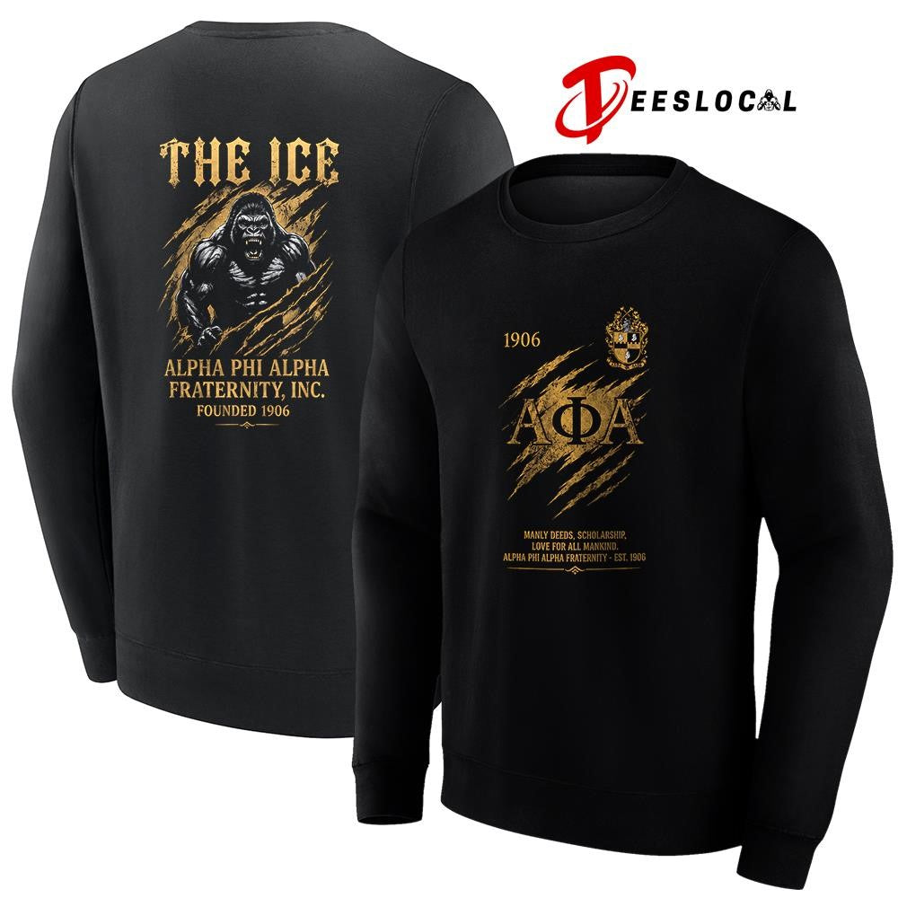 APA manly deeds scholarship The Ice Alpha Phi Alpha graphic shirt