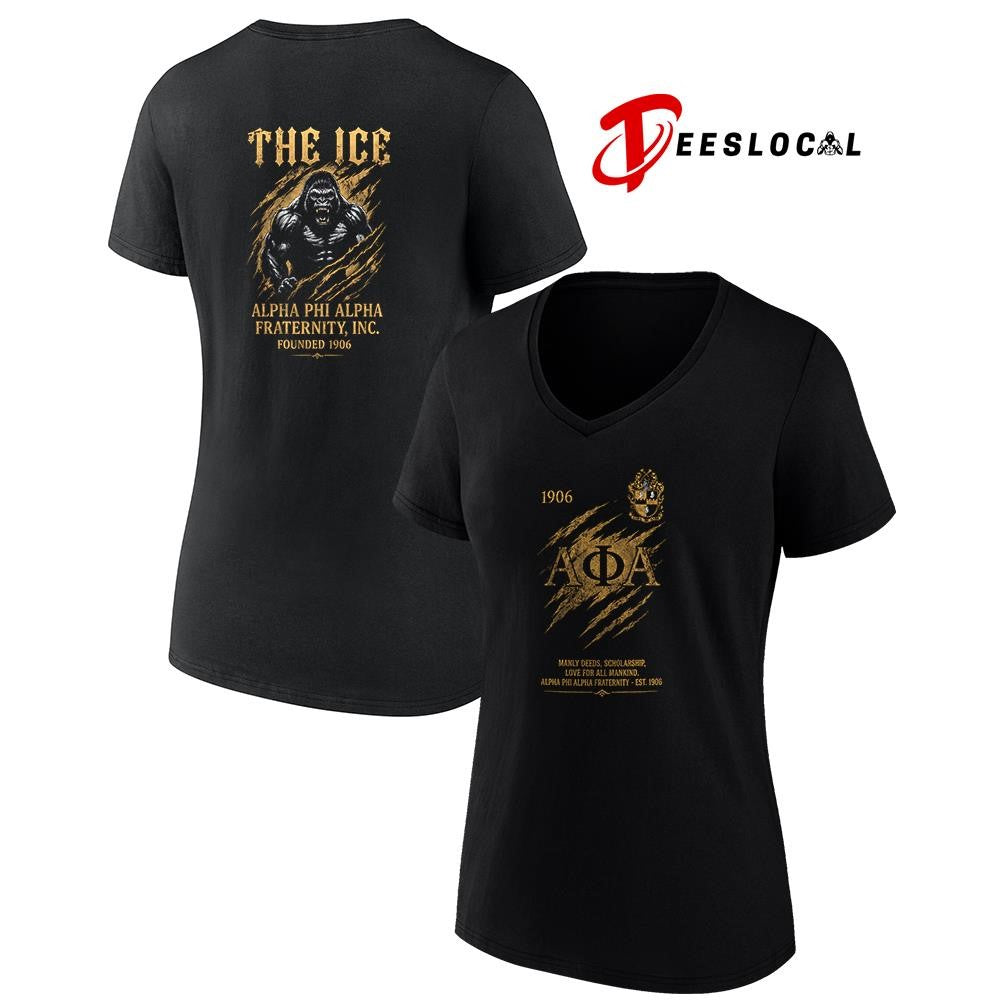 APA manly deeds scholarship The Ice Alpha Phi Alpha graphic shirt