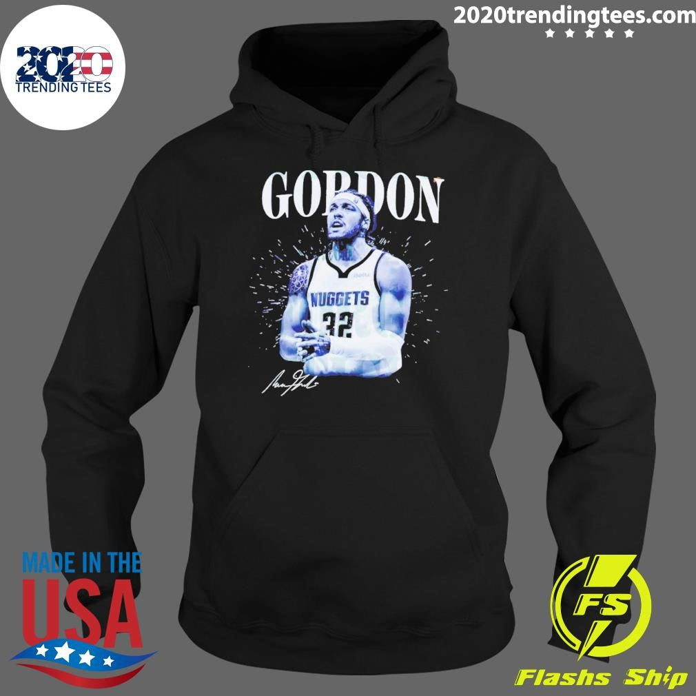 Aaron Gordon Denver Nuggets Basketball Game Day Signature Shirt