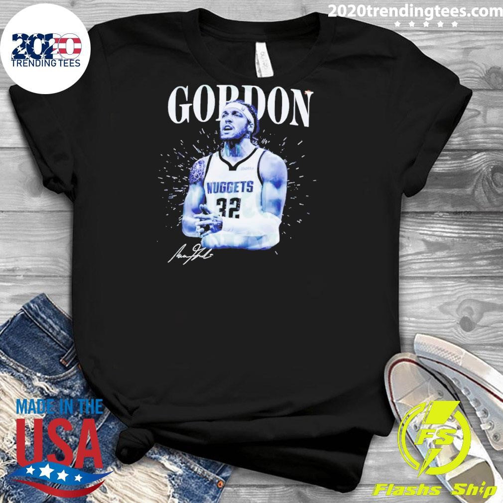 Aaron Gordon Denver Nuggets Basketball Game Day Signature Shirt