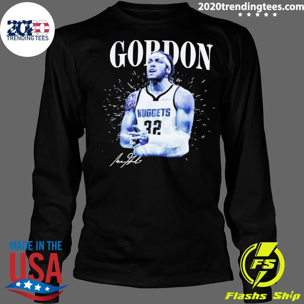 Aaron Gordon Denver Nuggets Basketball Game Day Signature Shirt