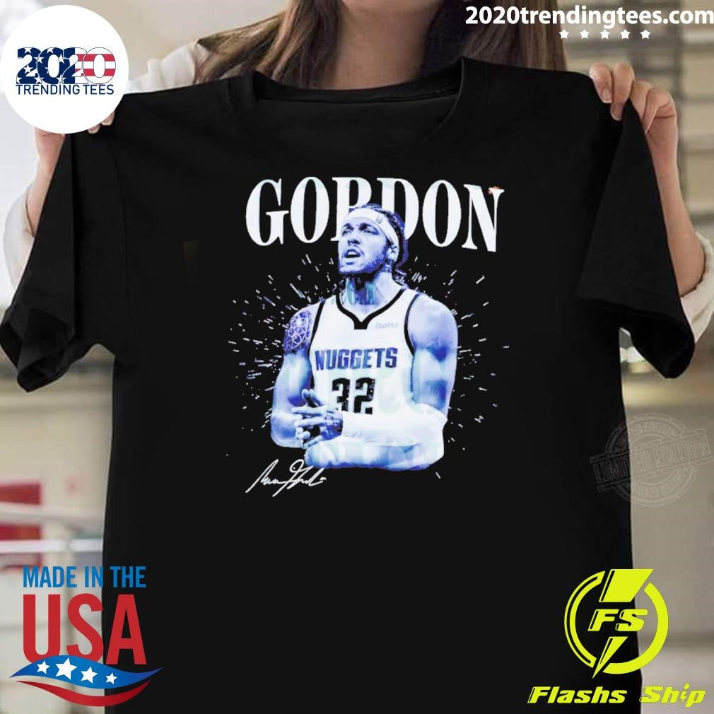 Aaron Gordon Denver Nuggets Basketball Game Day Signature Shirt