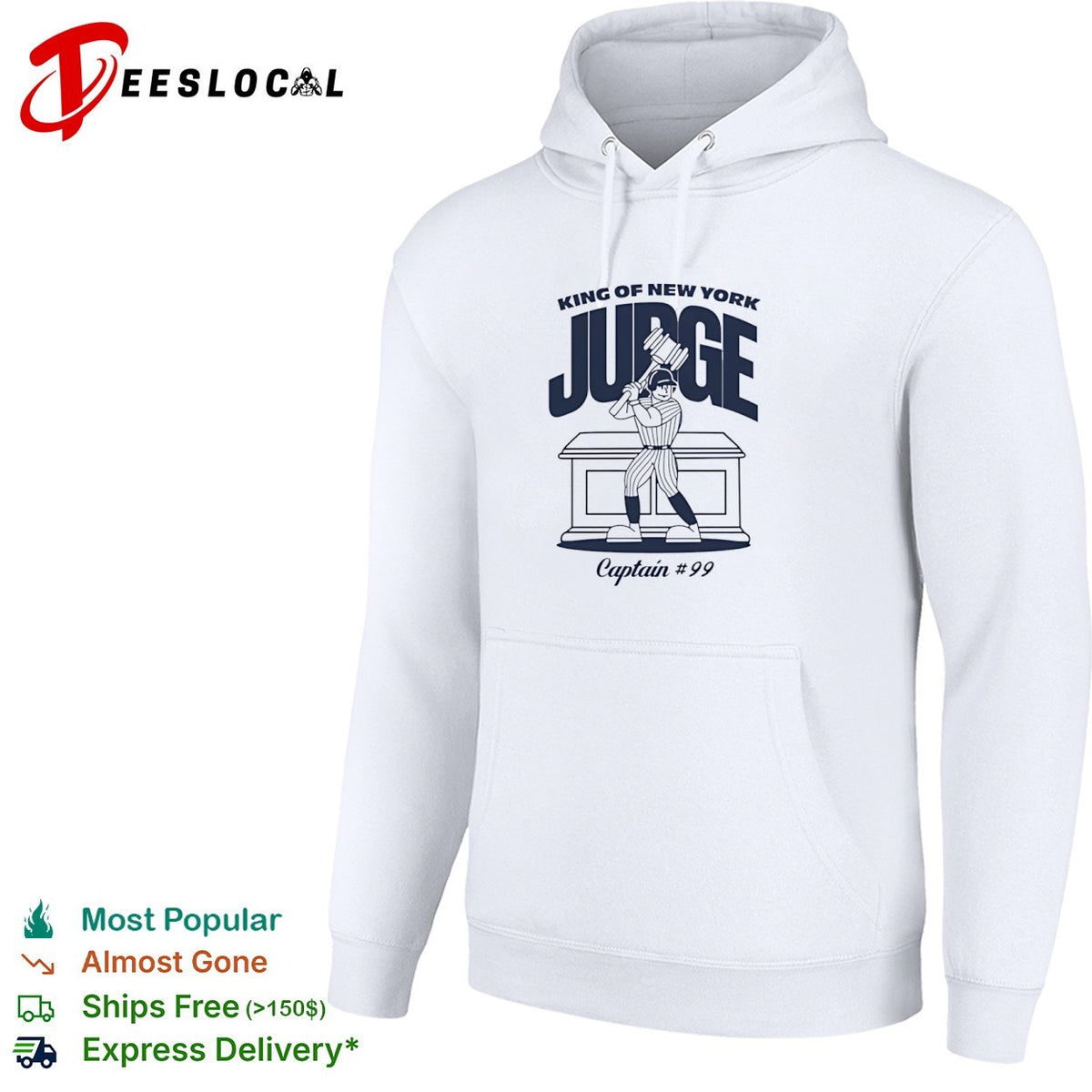Aaron Judge New York Yankees MLB King of New York Judge Captain 99 Players shirt