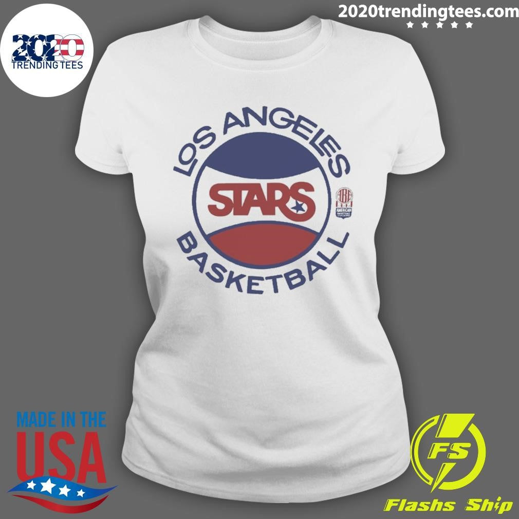 Aba Los Angeles Stars Basketball Retro Logo Shirt