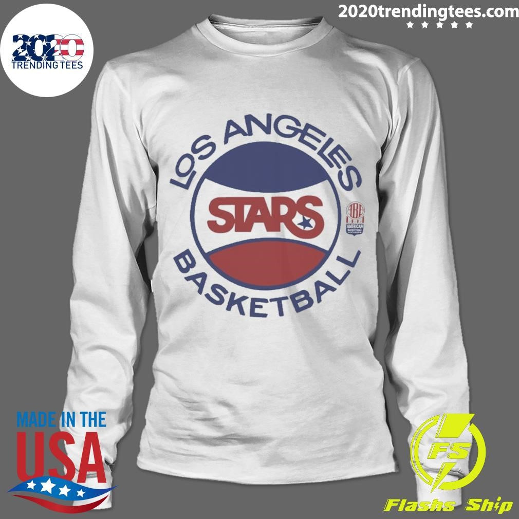 Aba Los Angeles Stars Basketball Retro Logo Shirt