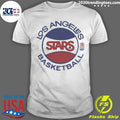 Aba Los Angeles Stars Basketball Retro Logo Shirt