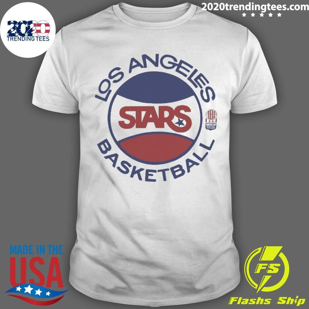 Aba Los Angeles Stars Basketball Retro Logo Shirt