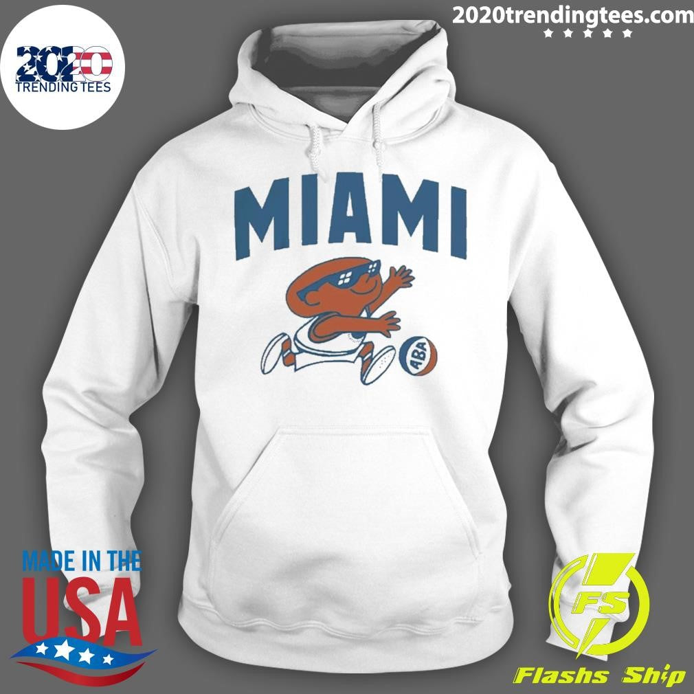 Aba Miami Floridians Dribbling Mascot Logo Shirt