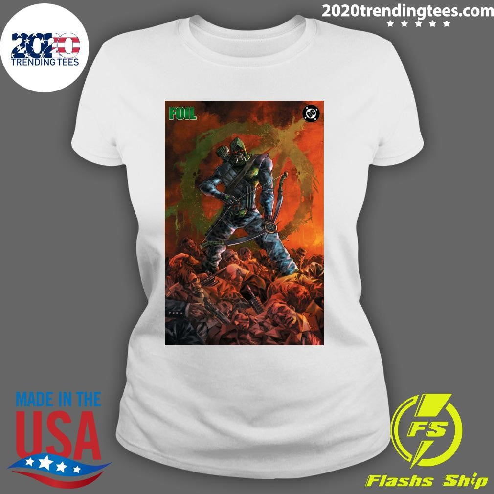 Absolute Green Arrow #1 Alan Quah Foil Variant Knight Of Comics Exclusive Ltd 2026 Shirt