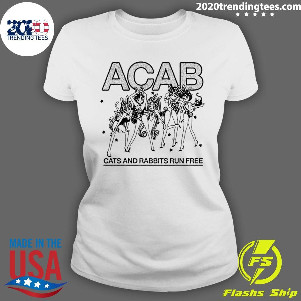 Acab Cats And Rabbits Run Free Sailor Moon Anime Shirt