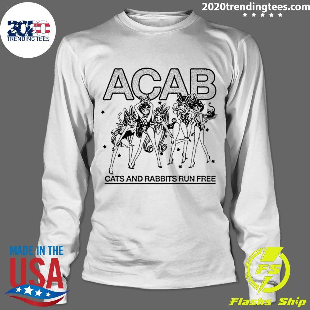 Acab Cats And Rabbits Run Free Sailor Moon Anime Shirt