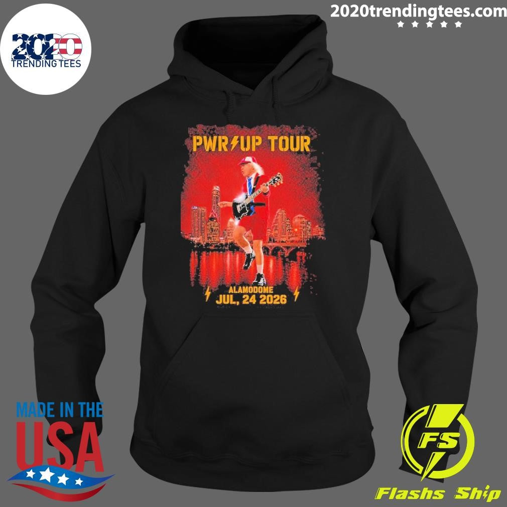 Acdc Pwr Up Tour 2026 San Antonio Texas Merch Tee At Alamodome On July 24 2026 Shirt
