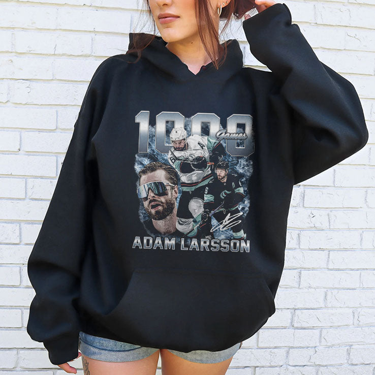 Adam Larsson Seattle 1000 Games Shirt