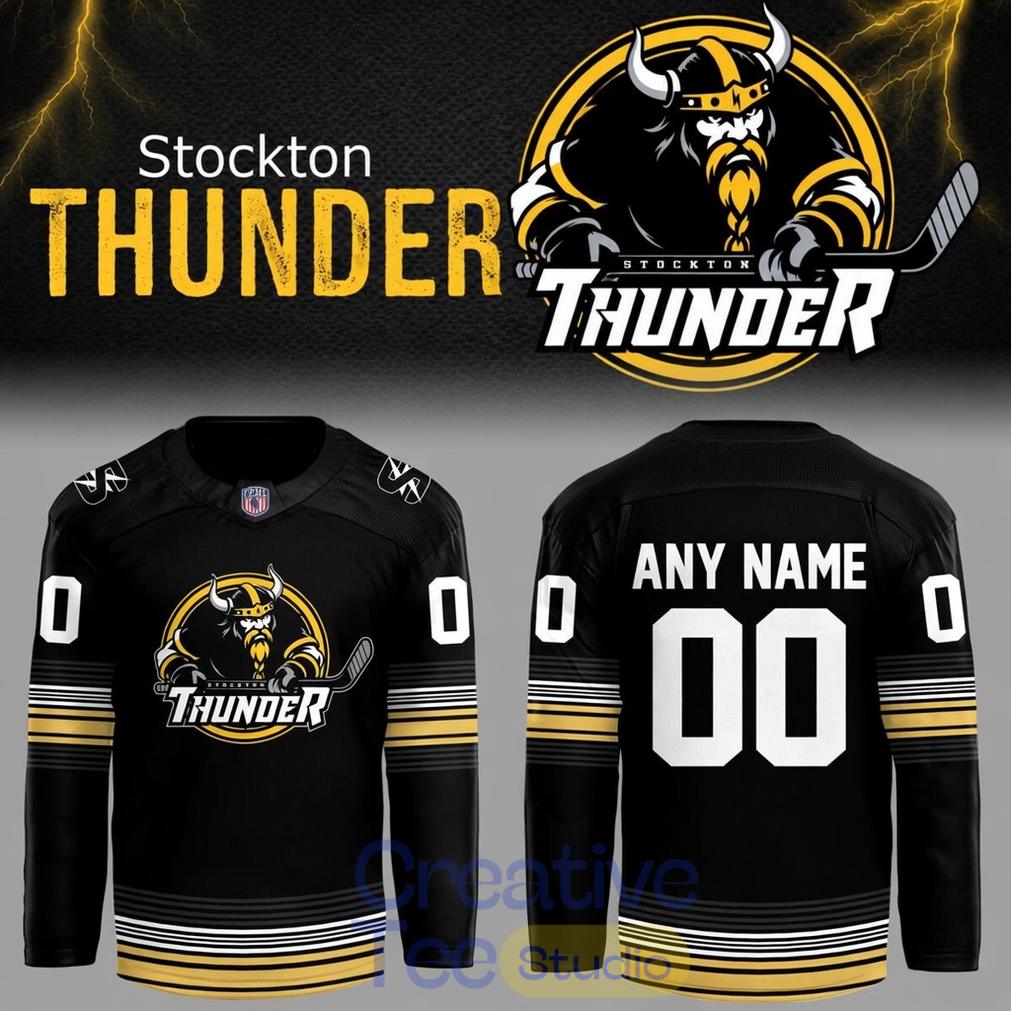 Adirondack Thunder x Stockton Thunder FPHL 2026 Custom Hockey Jersey