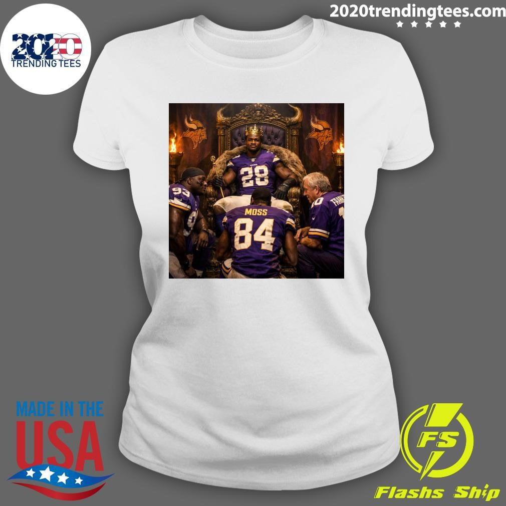 Adrian Peterson is the King of the Vikings Organization Shirt