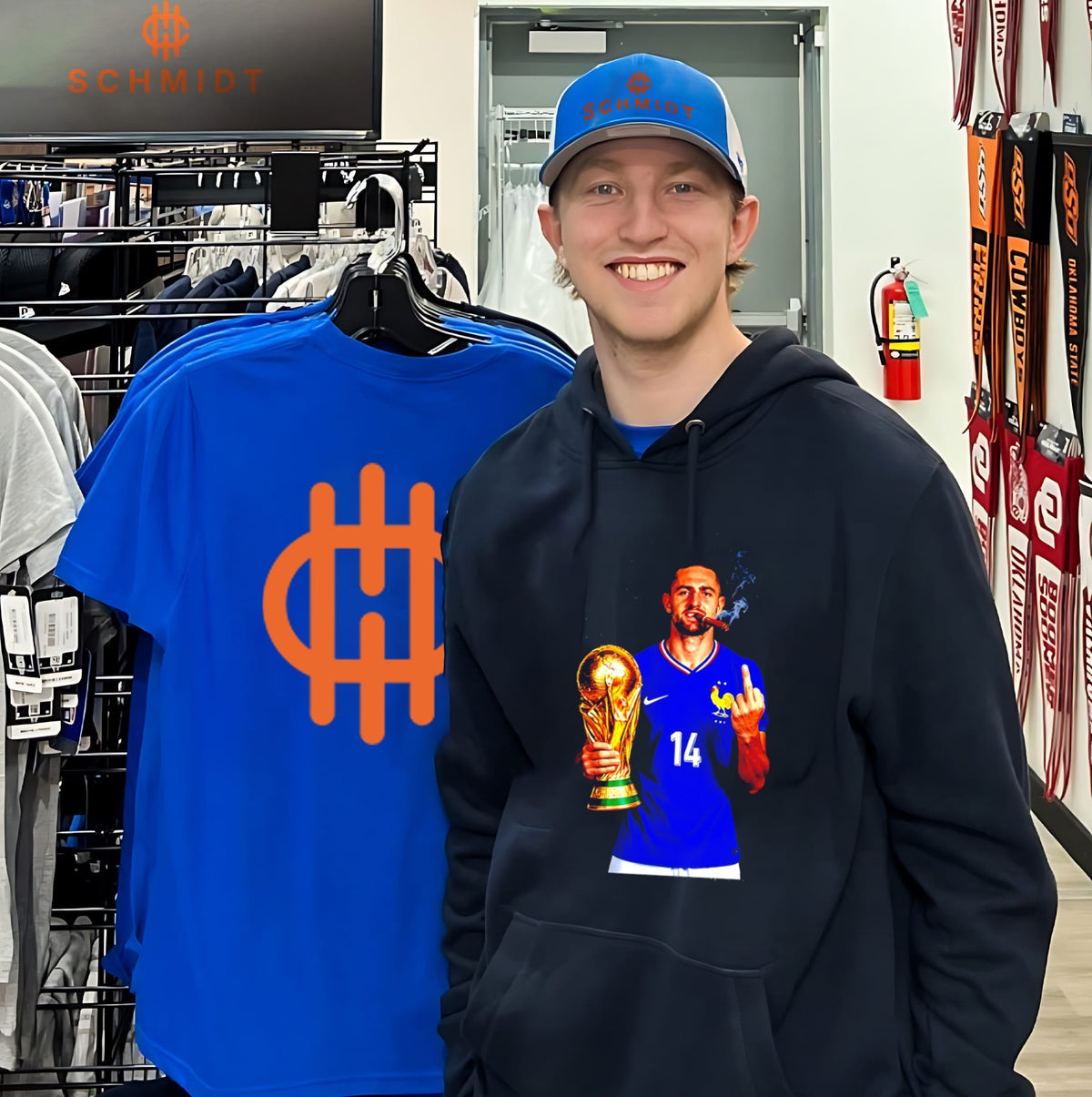 Adrien Rabiot France National Team World Cup Champion middle finger shirt