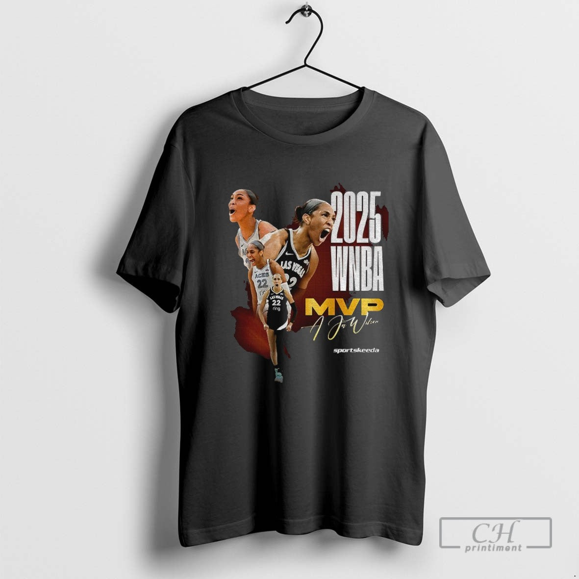 Aja Wilson Mvp Las Vegas Aces Wnba 2025 Graphic